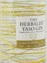 Load image into Gallery viewer, The Herbalist YASO Gin Yuzu 500ml