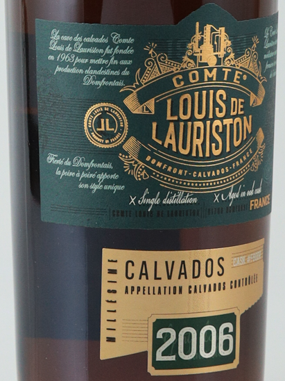 Louis De Lauriston Calvados 2006 for JIS