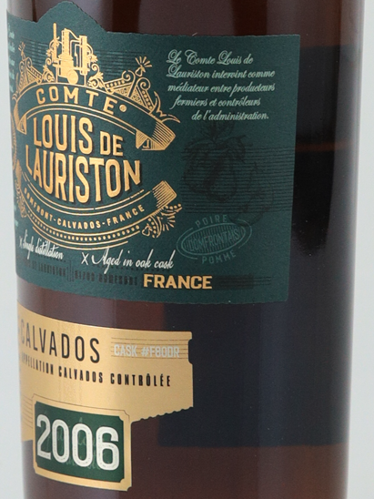 Louis De Lauriston Calvados 2006 for JIS