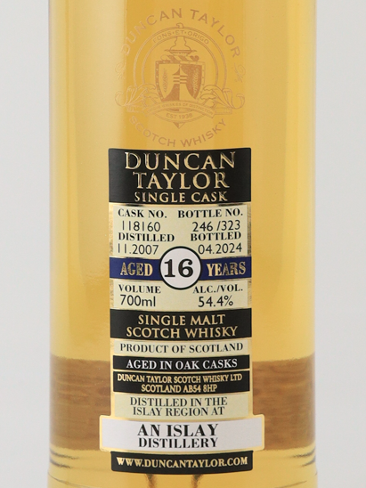 Duncan Taylor Single Cask An Islay 16 Year Old 2007