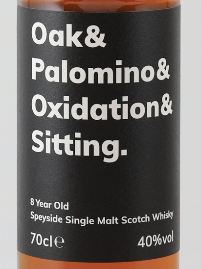Oak & Palomino & Oxidation & Sitting 8 Year Old