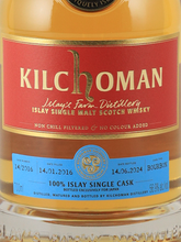 Load image into Gallery viewer, Kilchoman 100% Islay 8 Year Old 2016