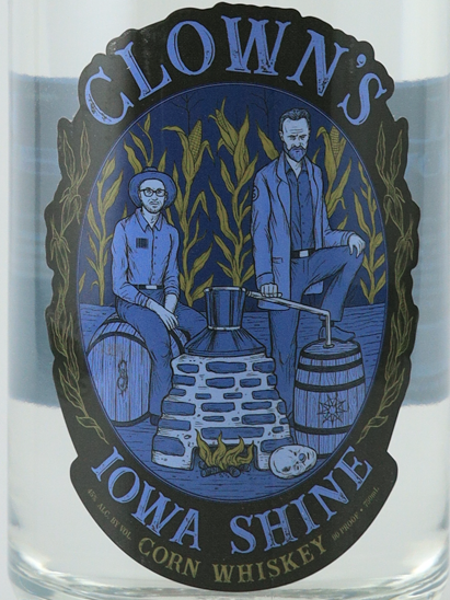 Slipknot Clown's Iowa Shine Corn Whiskey
