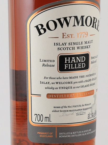 Bowmore 2005 Hand Filled