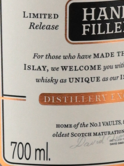 Bowmore 2005 Hand Filled