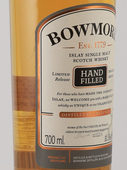 Bowmore 2007 Hand Filled