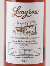 Load image into Gallery viewer, Longrow Hand Filled 2026-01-28 Bottled 58.2%