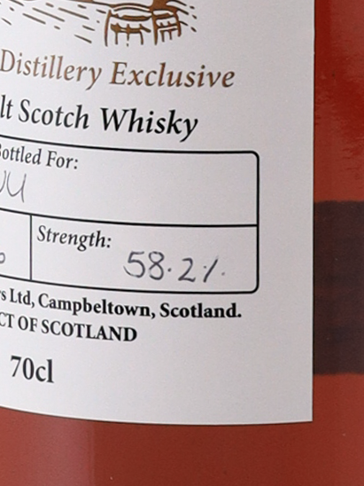 Longrow Hand Filled 2026-01-28 Bottled 58.2%