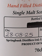 Load image into Gallery viewer, Springbank Hand Filled