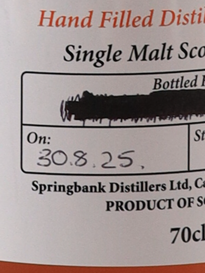 Springbank Hand Filled