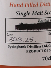 Load image into Gallery viewer, Springbank Hand Filled