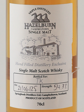Load image into Gallery viewer, Hazelburn Hand Filled