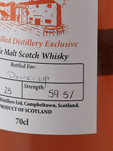 Load image into Gallery viewer, Springbank Hand Filled Bottled 2025-11-10