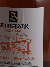 Load image into Gallery viewer, Springbank Hand Filled 2026 Bottling 59.5% (defective label)