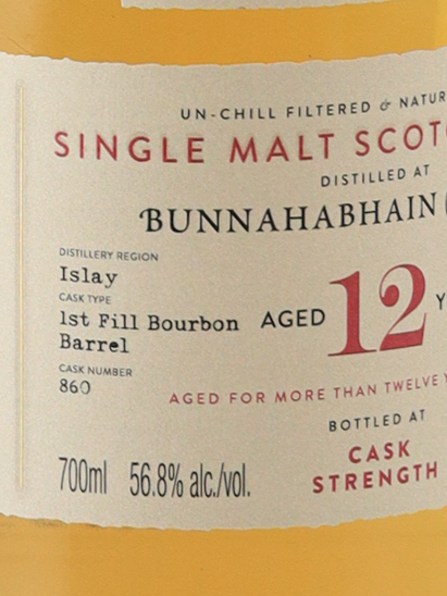 AD Rattray Bunnahabhain Moine 12 Year Old 2011