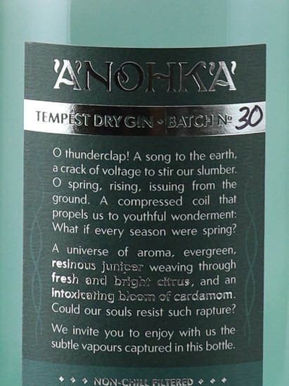 Anoca Tempest Dry Gin