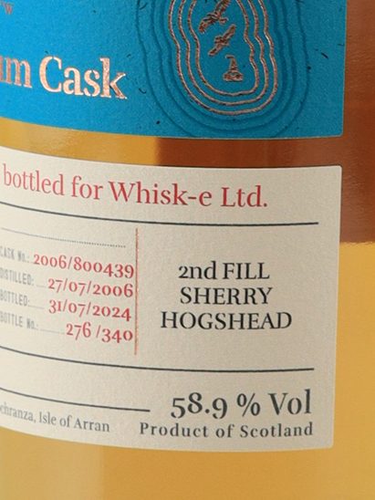 Arran 18 Year Old 2006 Sherry Hogshead