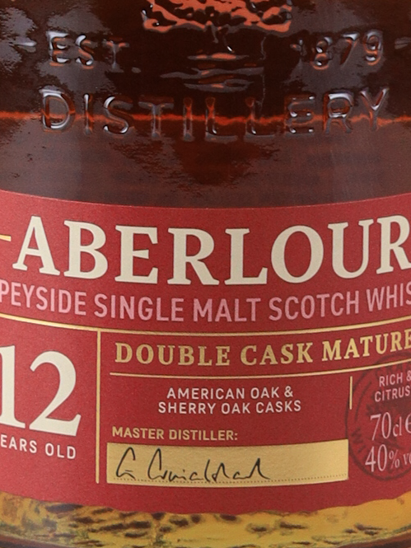 Aberlour 12 Year Old Double Cask Matured New Label