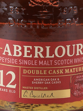 Load image into Gallery viewer, Aberlour 12 Year Old Double Cask Matured New Label