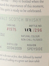 Load image into Gallery viewer, Saltire Rare Malt Tamnavulin 15 Year Old 2009