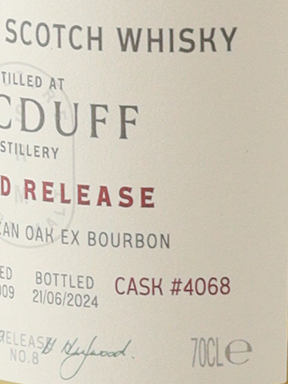 Saltire Rare Malt Macduff 15 Year Old 2009