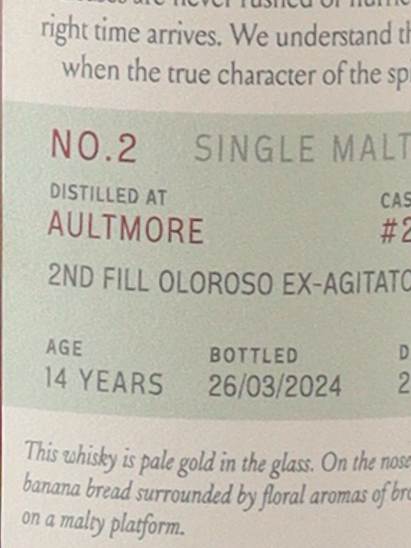 Saltire Rare Malt Mortlach 14 Year Old 2010