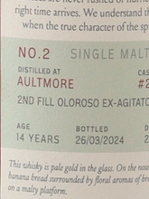 Load image into Gallery viewer, Saltire Rare Malt Mortlach 14 Year Old 2010