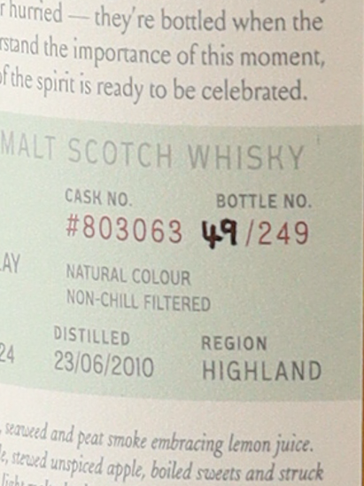 Saltire Rare Malt Ardmore 14 Year Old 2010