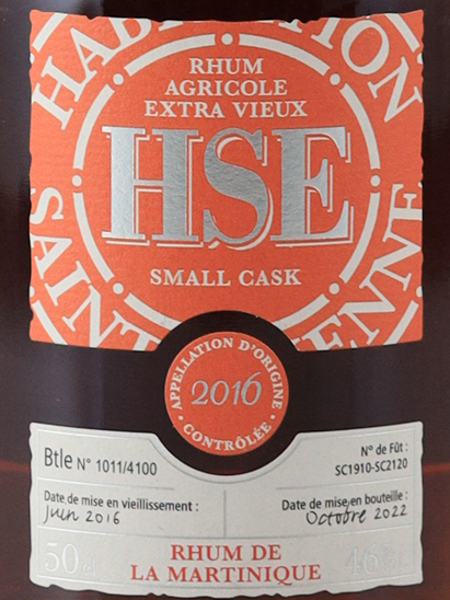 HSE Saint Etienne Extra Vieux Small Cask 2016