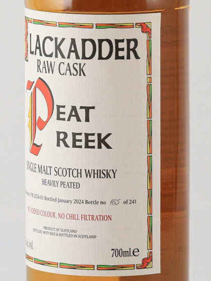 Black Adder Raw Cask Peat Leak Heavily Peated