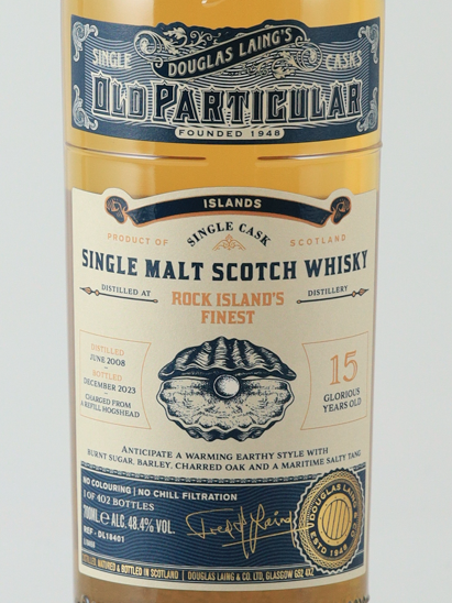 Old Particular Rock Island's Finest 15 Year Old 2008
