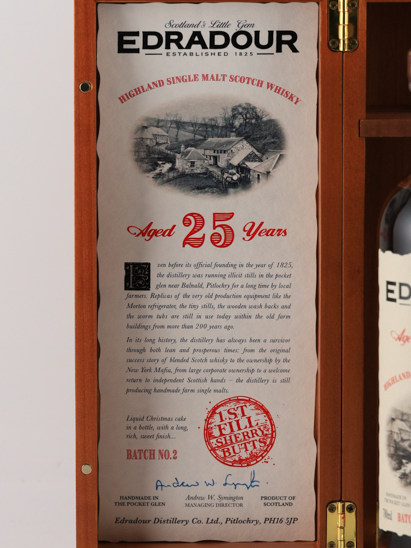 Edradour 25 Year Old Batch 2
