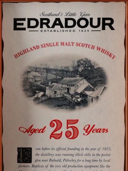 Edradour 25 Year Old Batch 2