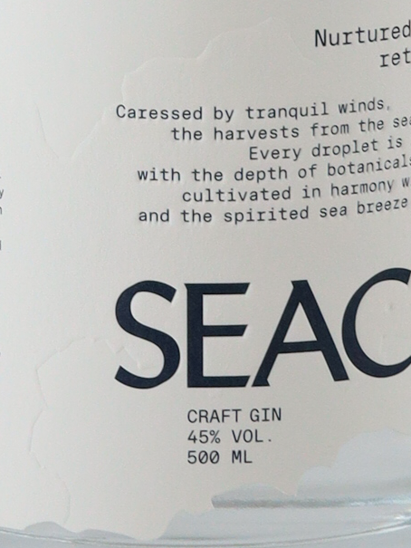 Seacliff Standard Craft Gin 500ml