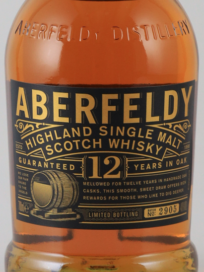 Aberfeldy 12 Year Old 700ml Gold Box