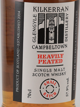 Load image into Gallery viewer, Kilkerran Heavily Peated Batch 11 57.9% 700ml (Official Import) - image 3