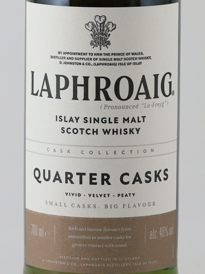 Laphroaig Quarter Cask New Label