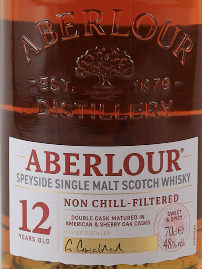 Aberlour 12 Years Non-chill Filtered New Label [Parallel Import]
