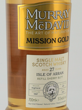 Load image into Gallery viewer, Murray McDavid Arran 27 Year Old 1997