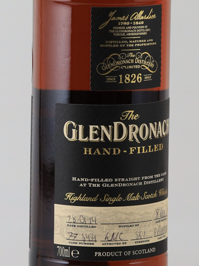 Glendronach 11 Year Old 2014 Hand Filled