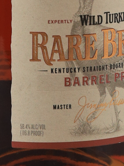 Wild Turkey Rare Breed 58.4% 750ml (Parallel Import) - image 5
