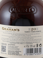 Load image into Gallery viewer, Graham's 20 Years Old Tawny Port