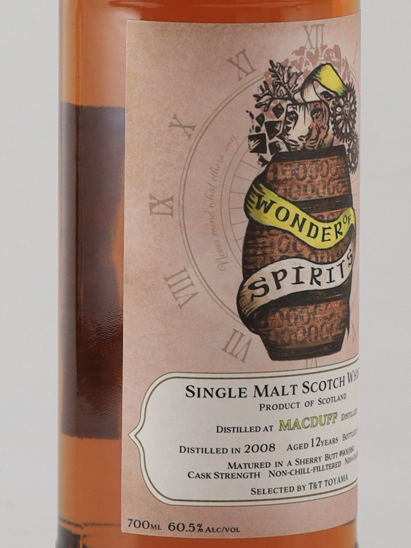 Wonder of Spirits Macduff 12 Year Old 2008 60.5% - image 3