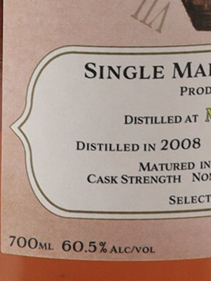 Wonder of Spirits Macduff 12 Year Old 2008 60.5% - image 5
