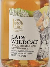 Load image into Gallery viewer, Animal Lady Lady Wildcat Clynelish 21 Year Old 2003