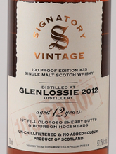 Load image into Gallery viewer, Signatory Glenlossie 12 Years 2012 57.1%