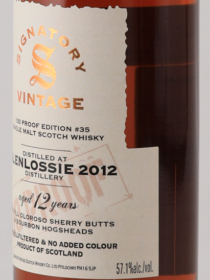 Signatory Glenlossie 12 Years 2012 57.1%