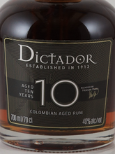 Load image into Gallery viewer, Dictador 10 Year Old (Parallel Import) - image 2