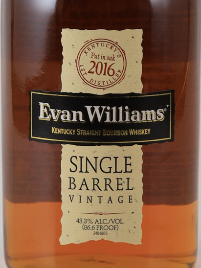 Evan Williams Single Barrel 2016 [Parallel Import]