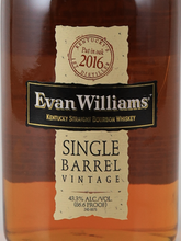 Load image into Gallery viewer, Evan Williams Single Barrel 2016 [Parallel Import]